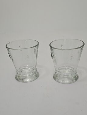 La Rochere Set Of 2 Paris Musees  Napoleon Bees Glass Tumblers 4"